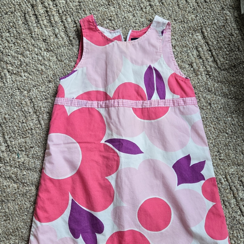 Boden Pink and Purple Sleeveless Dress